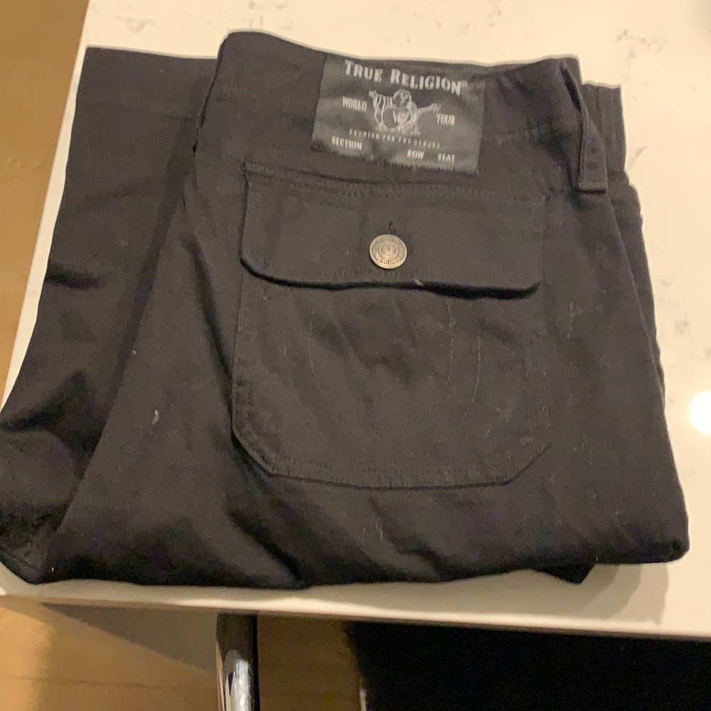 Black True Religion shorts